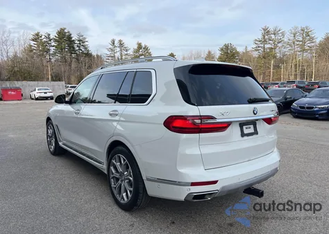 2020 BMW X7 xDrive40I z USA, uszkodzony, nr VIN 5UXCW2C05L9B60363